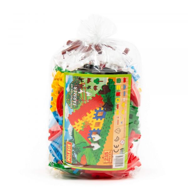 Constructor "Farmer" (235 elements) in a bag 0859